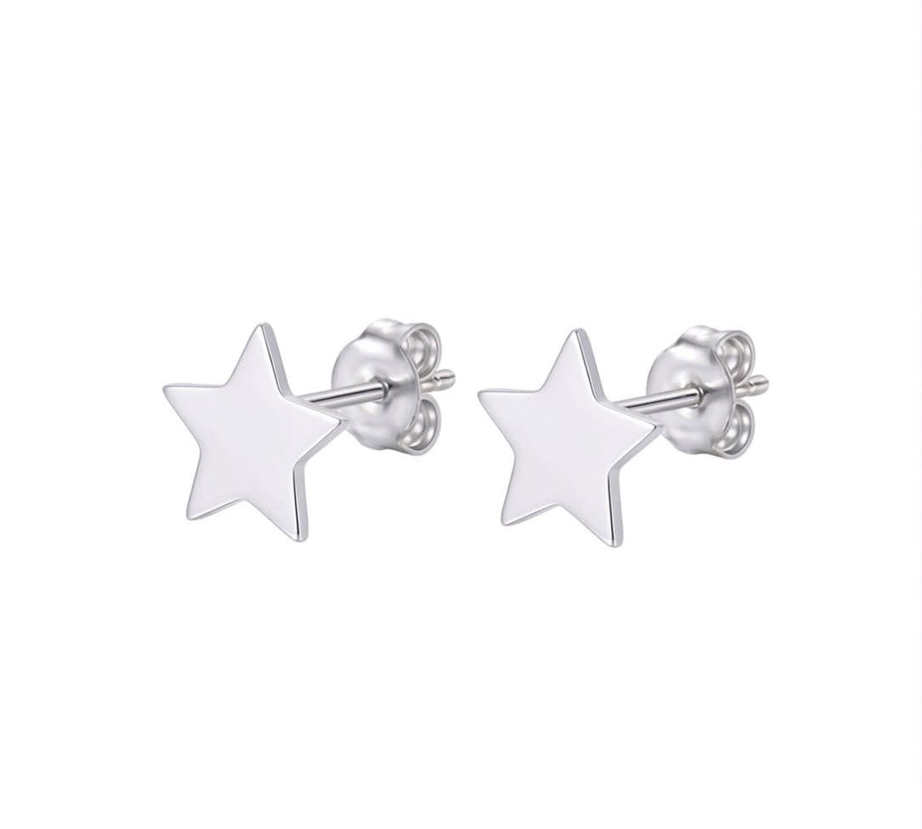 Topo estrella - topos en plata 925