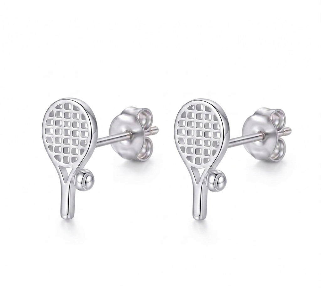 Topo raqueta tenis - topos en plata 925