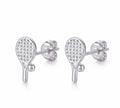 Topo raqueta tenis - topos en plata 925