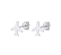 Topo avión - topos en plata 925