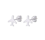 Topo avión - topos en plata 925