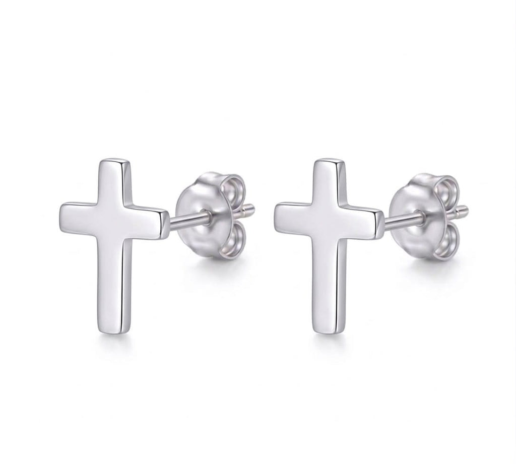 Topo cruz - topos en plata 925