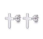 Topo cruz - topos en plata 925