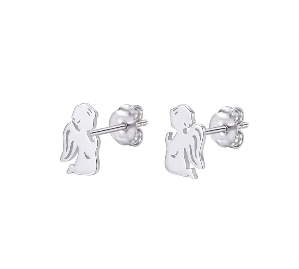 Topo ángel de la guarda - topos en plata 925