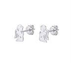 Topo ángel de la guarda - topos en plata 925