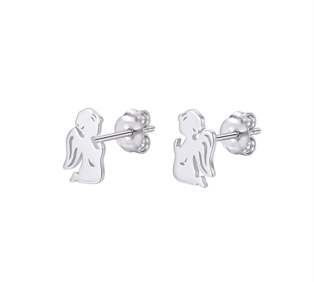 Topo ángel de la guarda - topos en plata 925