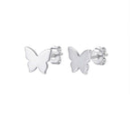 Topo mariposa - topos en plata 925