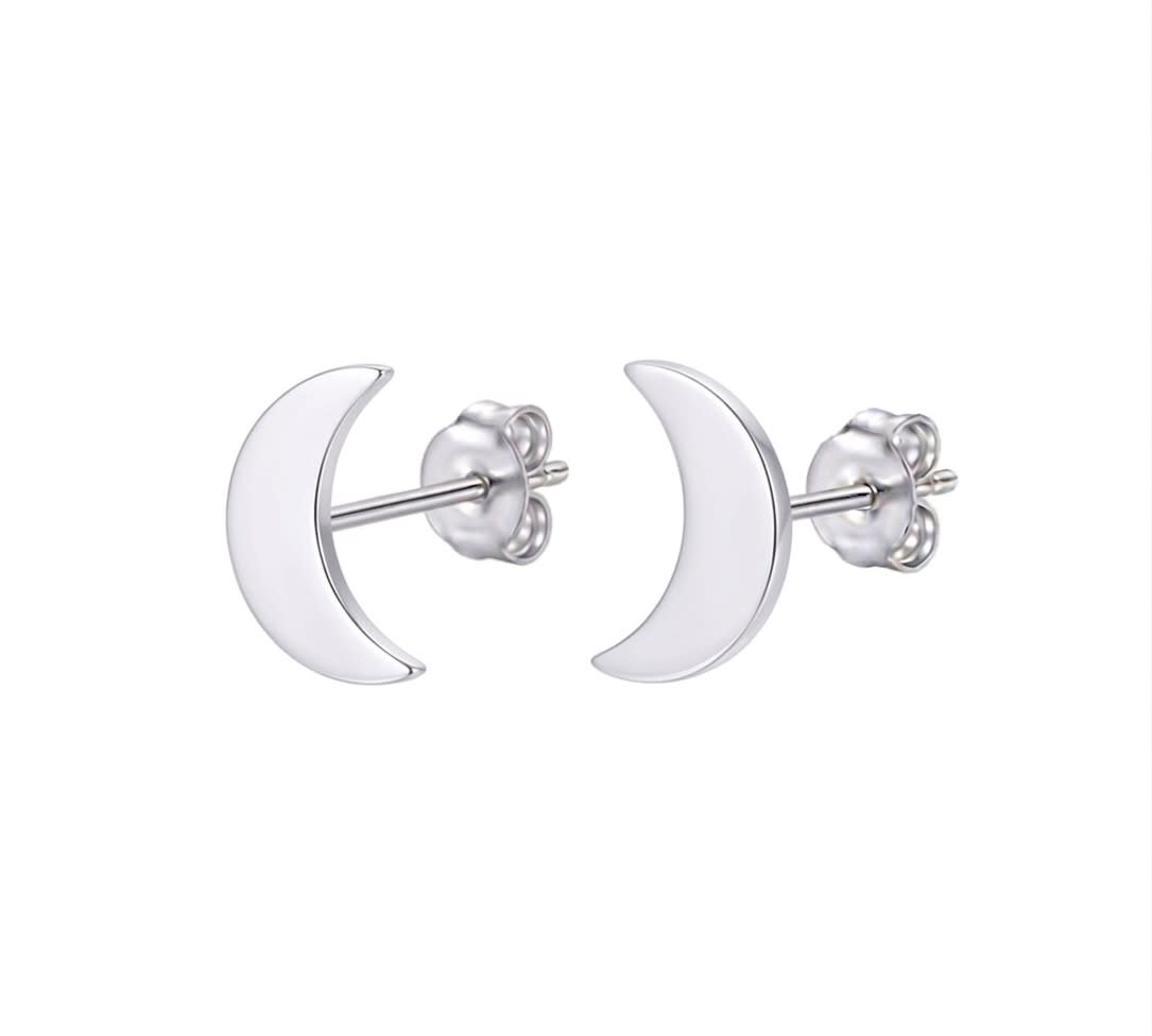 Topo luna - topos en plata 925