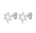 Topo estrella de David - topos en plata 925