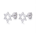 Topo estrella de David - topos en plata 925