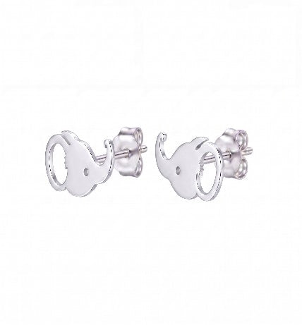 Topo cabeza de elefante - topos en plata 925