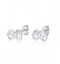 Topo infinito con huella - topos en plata 925