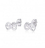 Topo infinito con huella - topos en plata 925