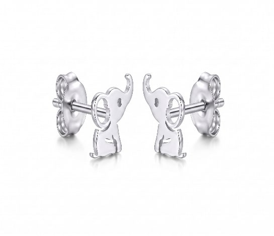 Topo elefante bebé - topos en plata 925